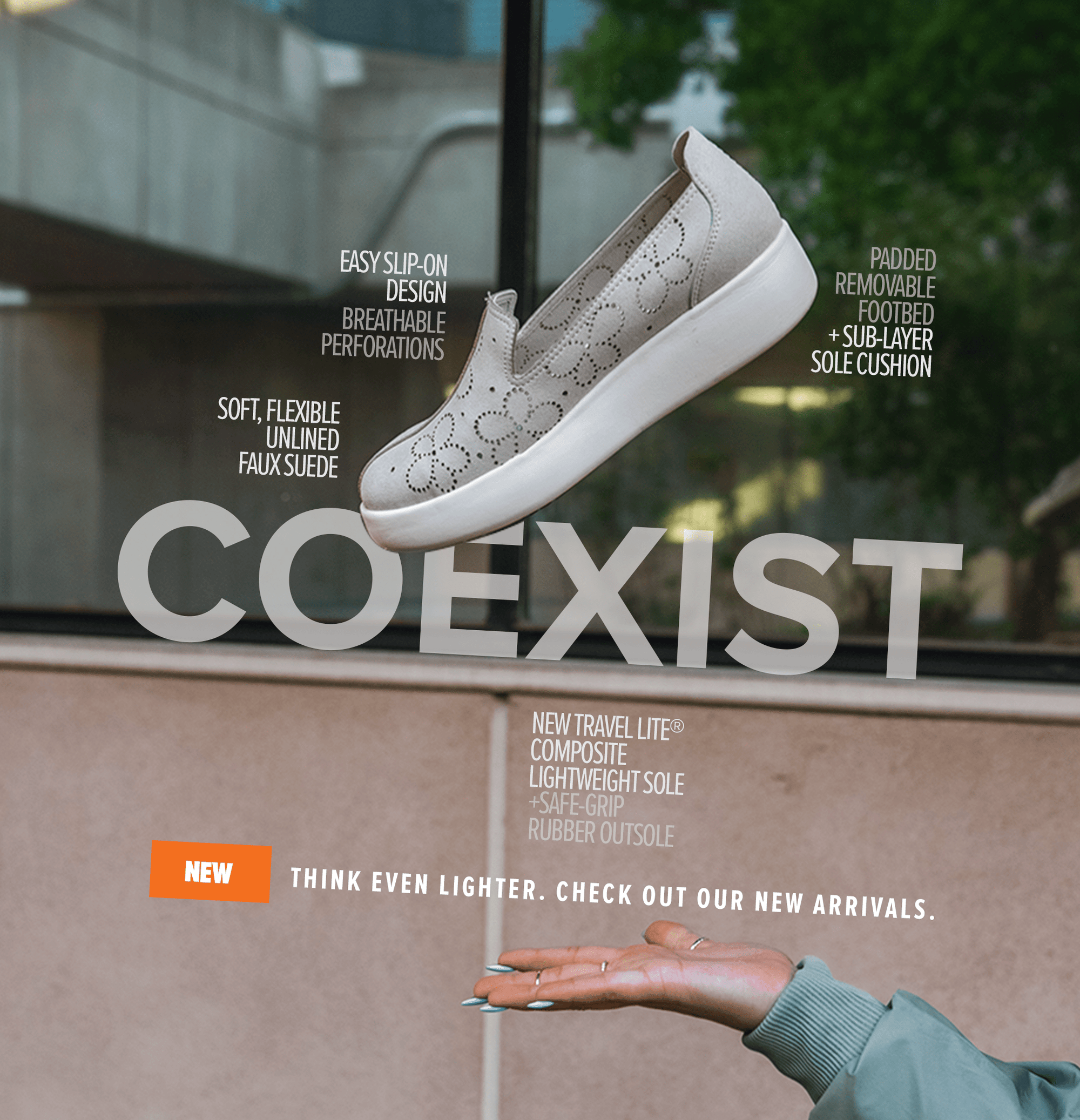 COEXIST in CHAMOIS Platform Sneakers