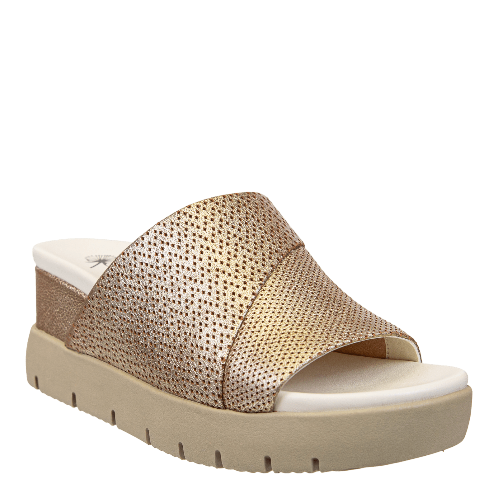 NORM in GOLD Wedge Sandals