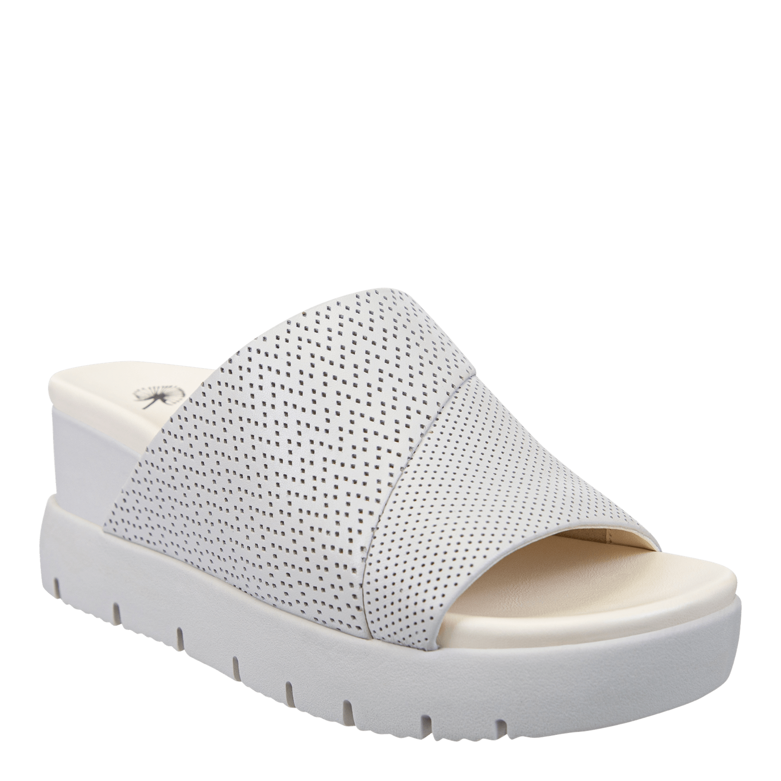 NORM in WHITE Wedge Sandals