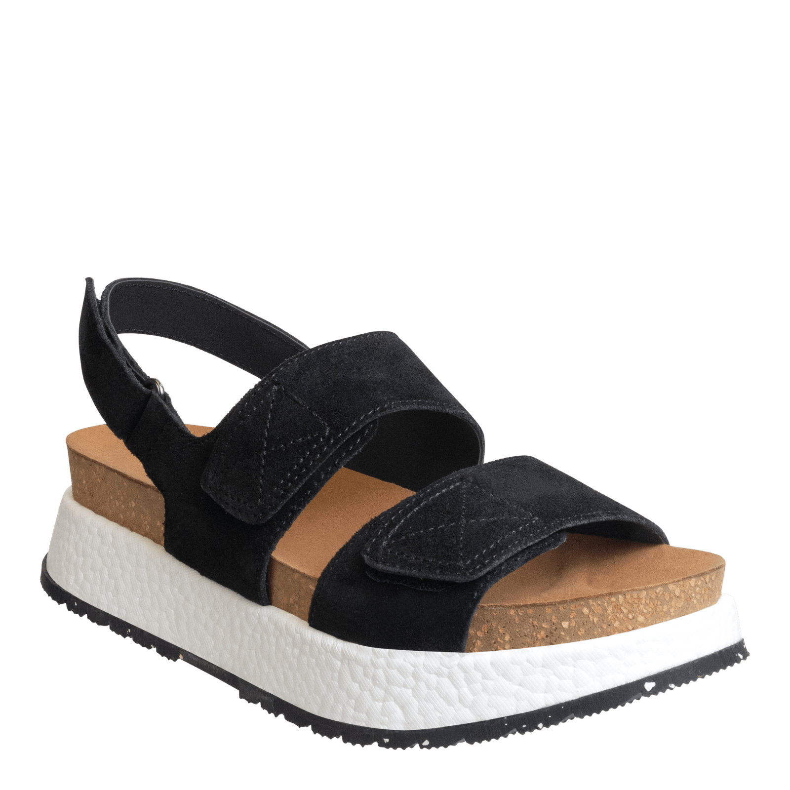 WANDERING in BLACK Platform Sandals