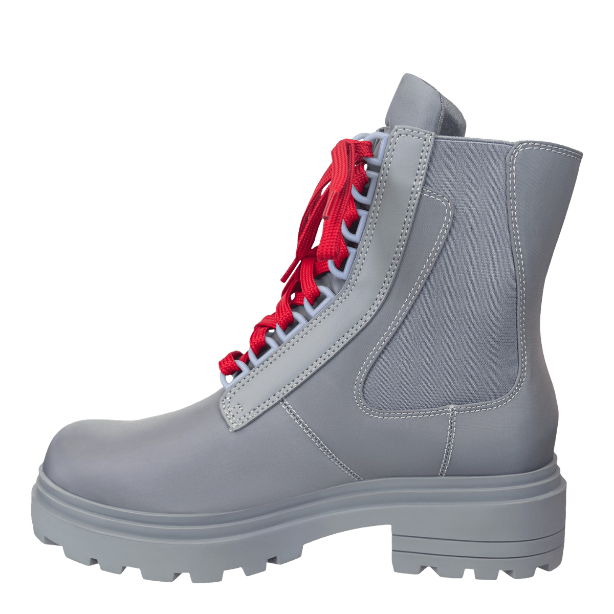 COMMANDER in GREY Combat Boots