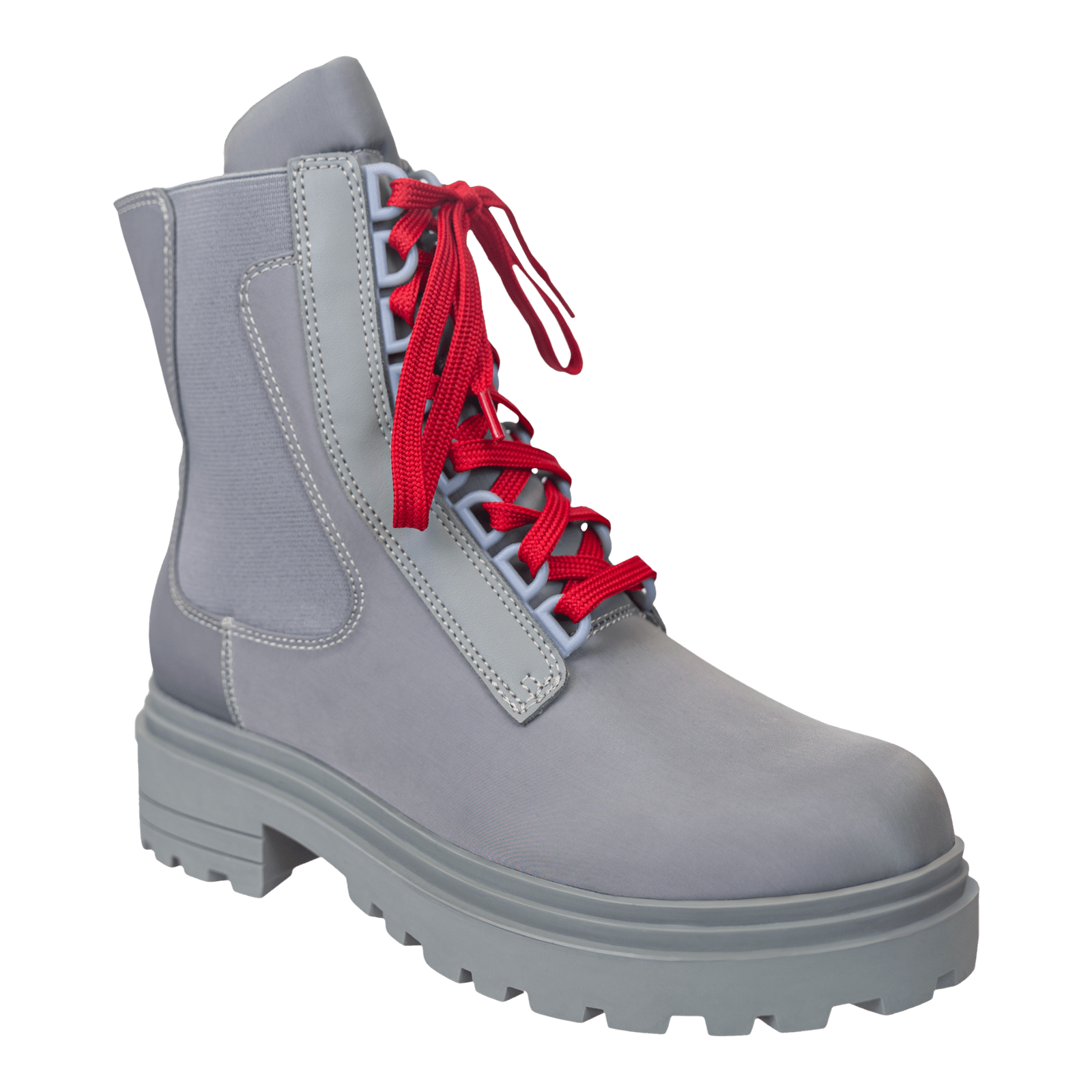 COMMANDER in GREY Combat Boots