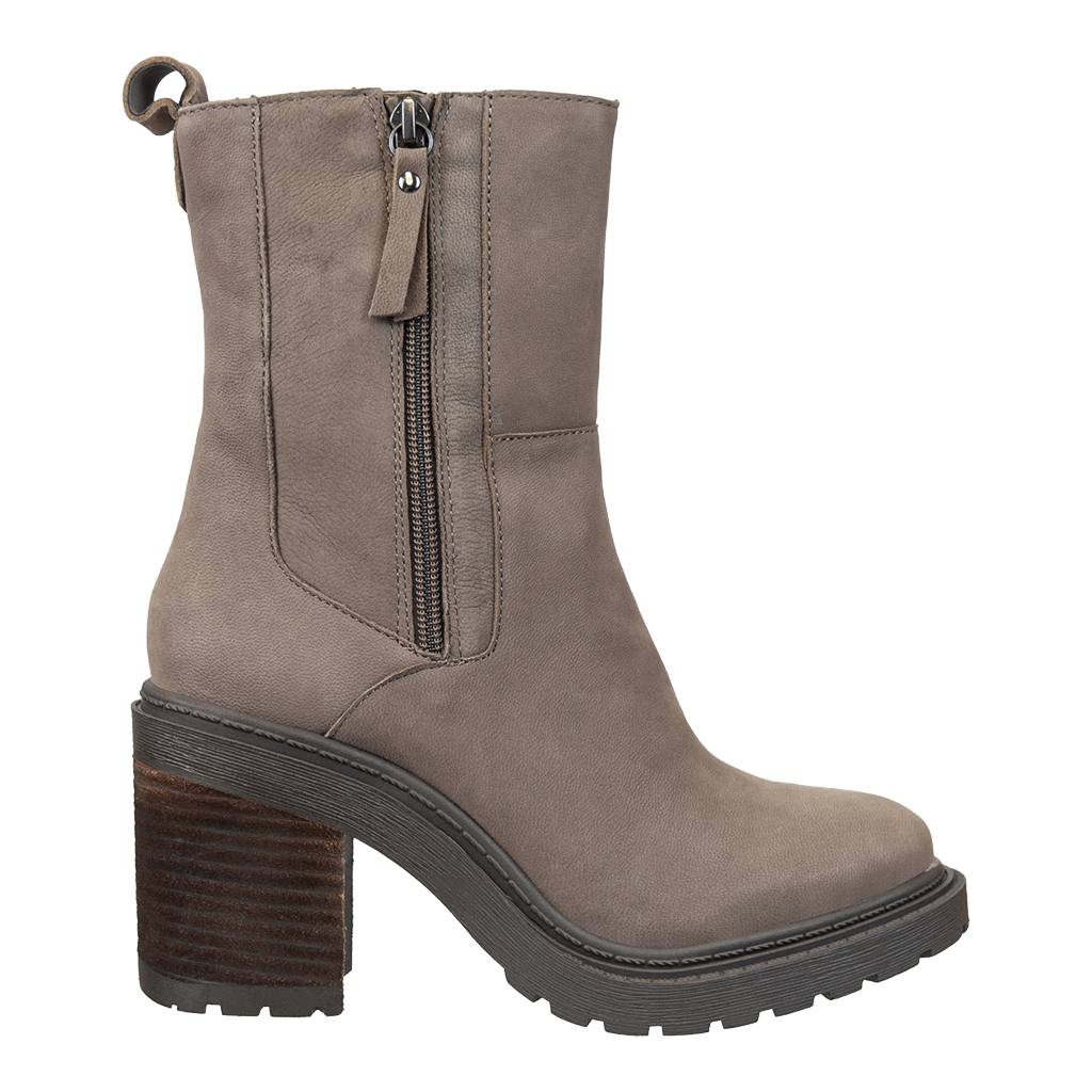 HABITUS in GREIGE Heeled Ankle Boots