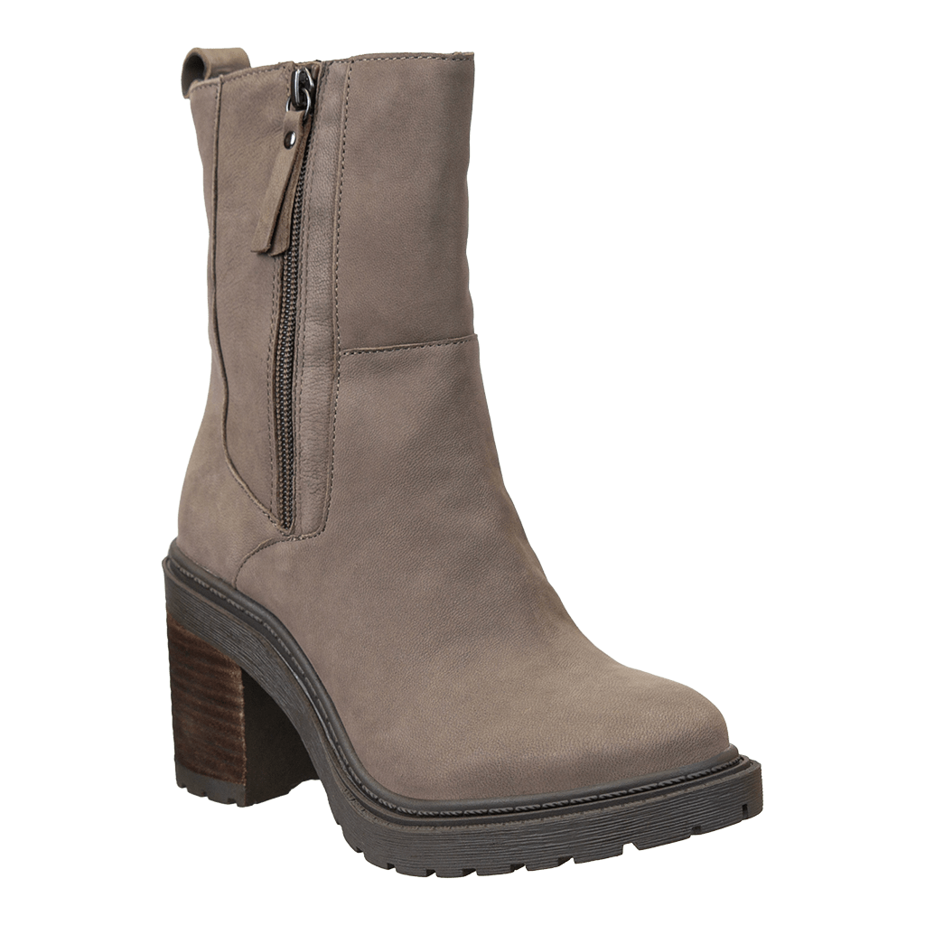 HABITUS in GREIGE Heeled Ankle Boots
