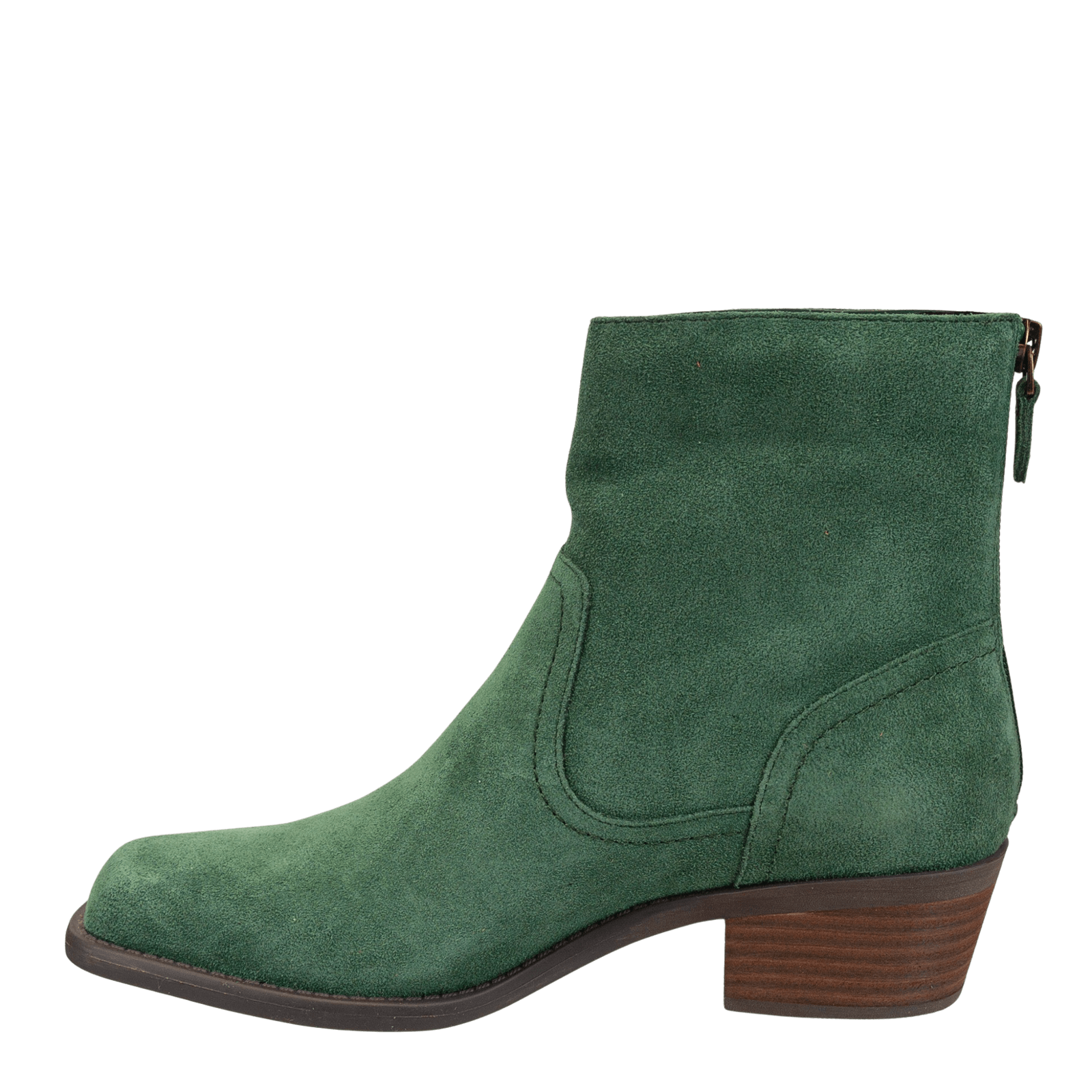 Homestead in Dark Green Heeled Ankle Boots | Women's Shoes by OTBT