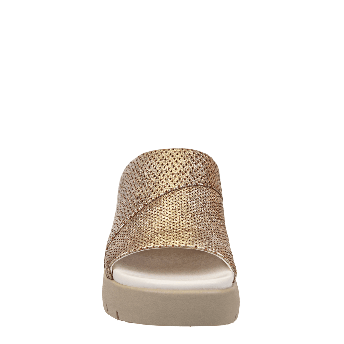 NORM in GOLD Wedge Sandals