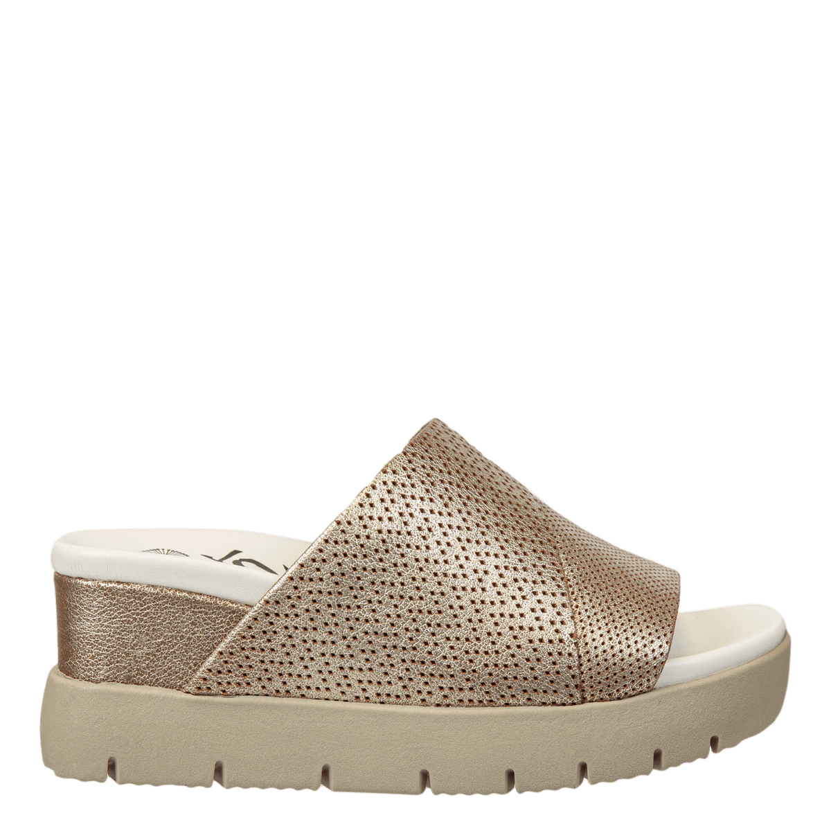 NORM in GOLD Wedge Sandals