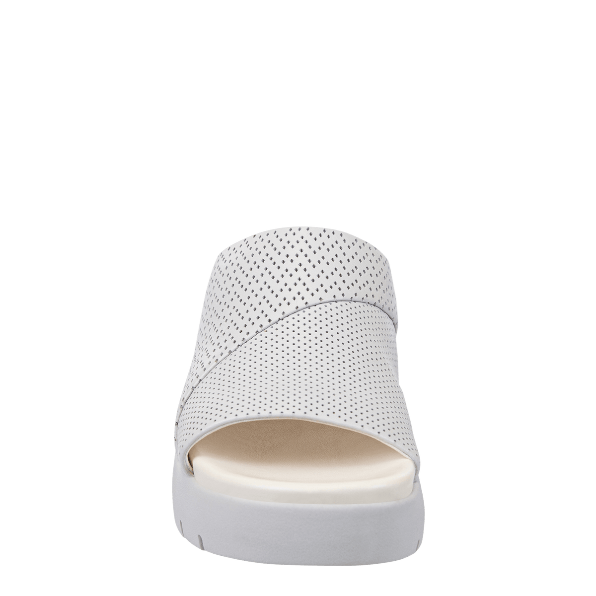 NORM in WHITE Wedge Sandals