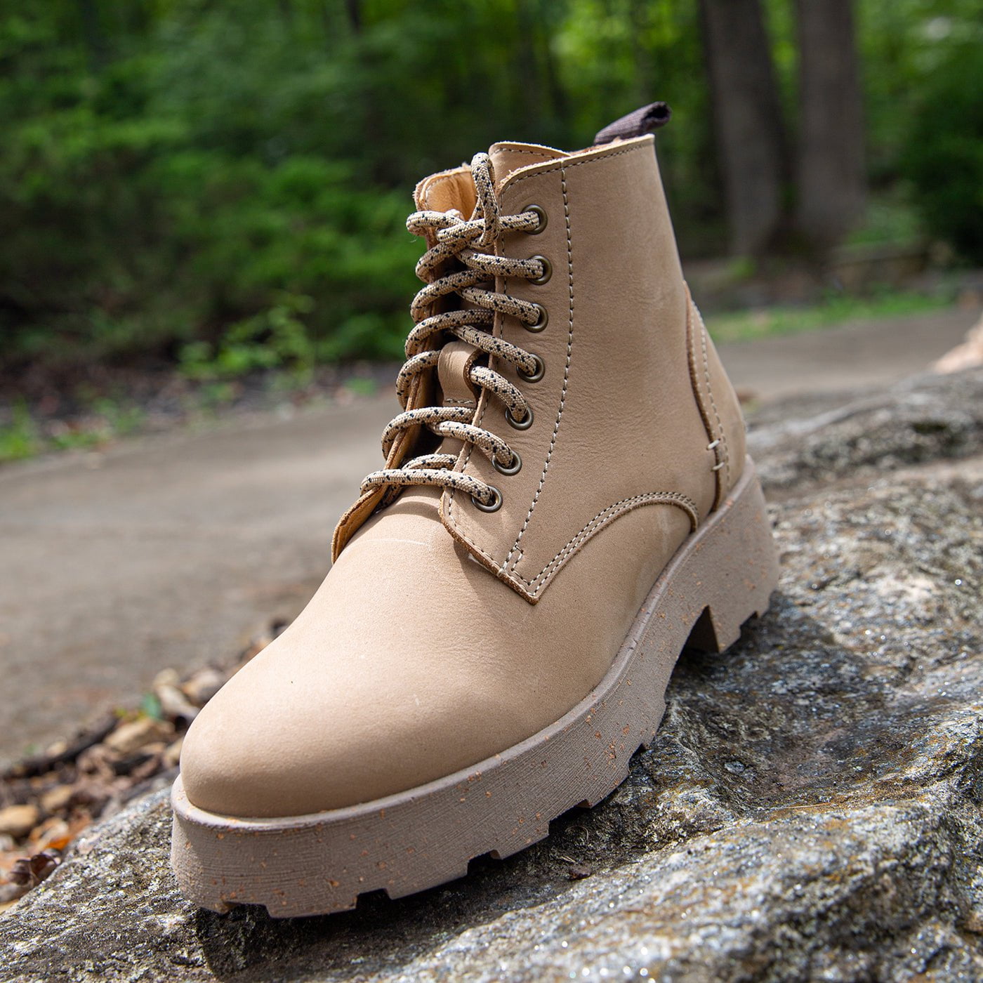 IMMERSE in BEIGE Heeled Cold Weather Boots OTBT shoes