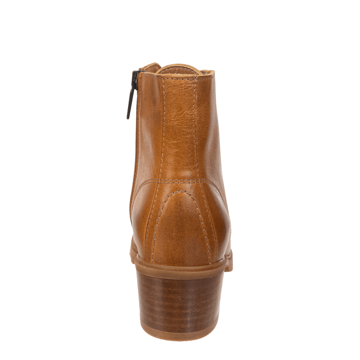 ARC in CAMEL LEATHER Heeled Ankle Boots