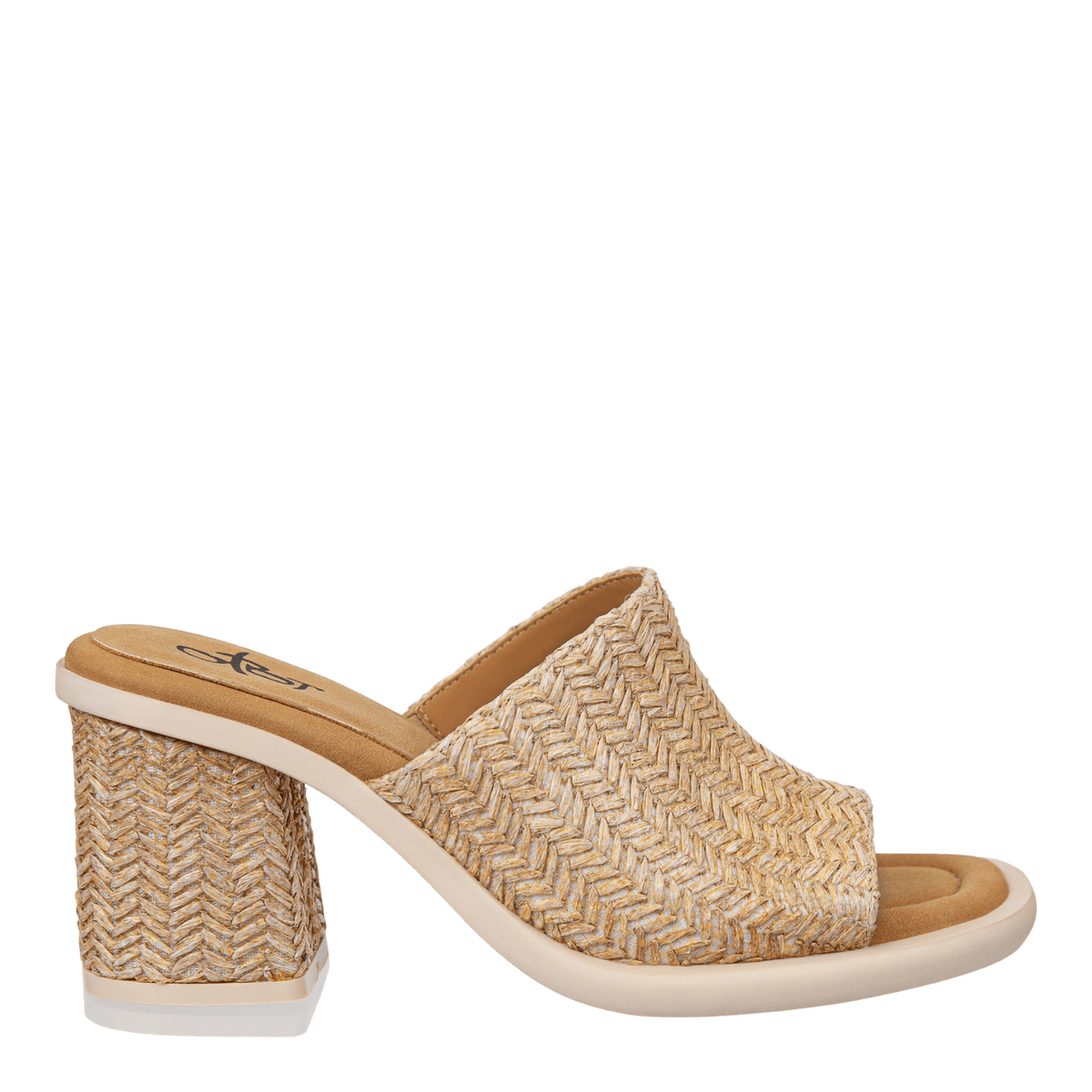BRAVURA in RAFFIA Heeled Sandals