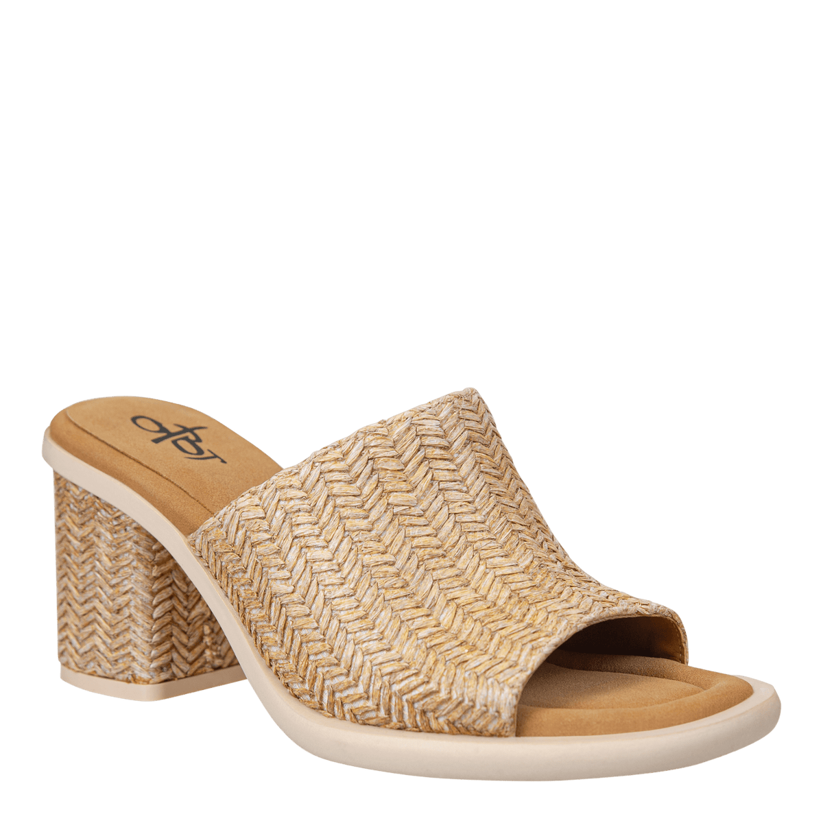 BRAVURA in RAFFIA Heeled Sandals