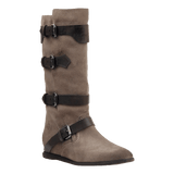 CALAMITY in DARK TAUPE Knee High Boots