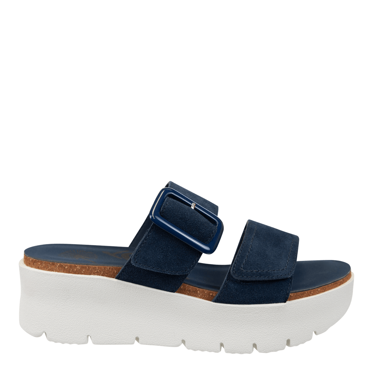 CAMEO in NAVY Platform Sandals