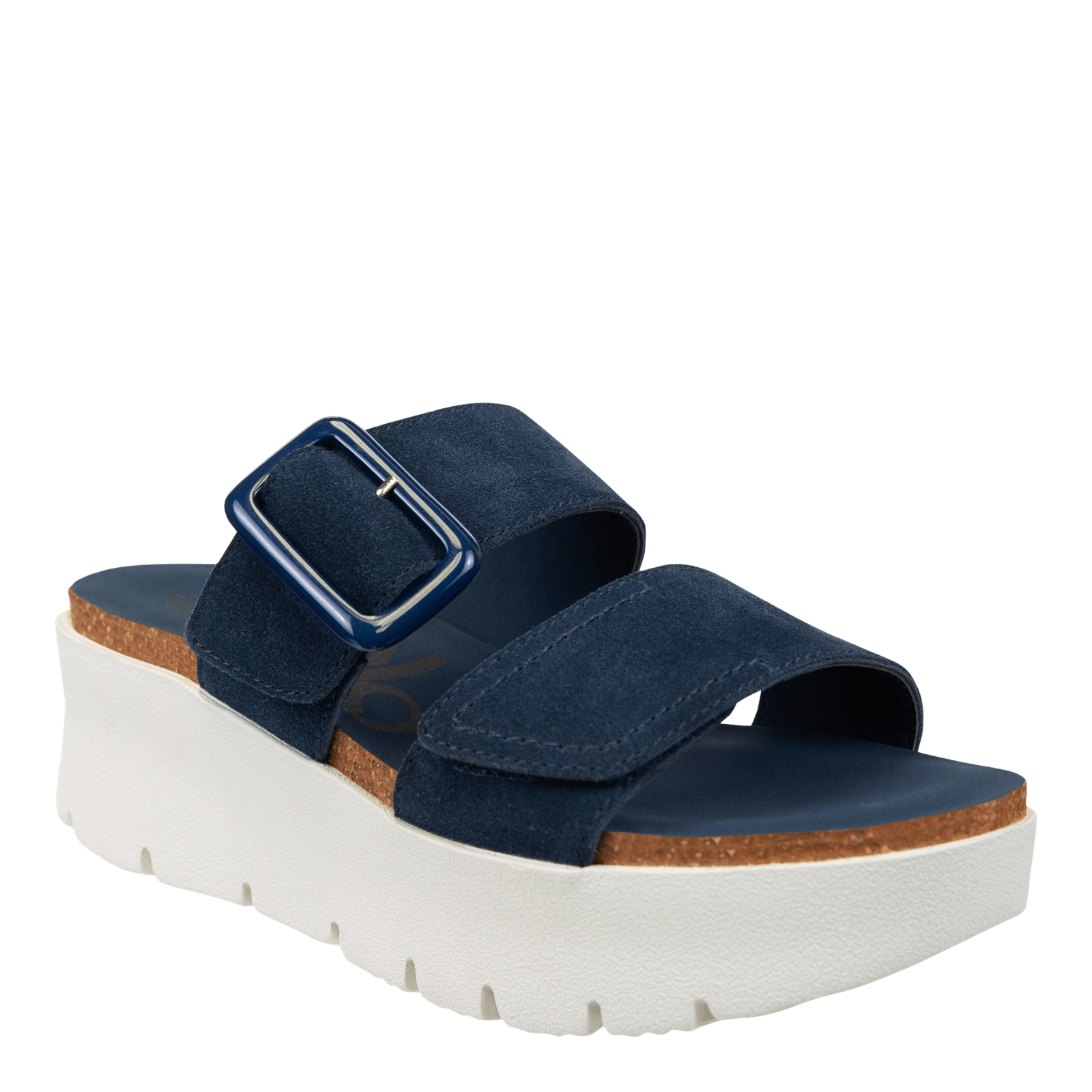 OTBT Cameo in Navy Platform Sandals Navy 10