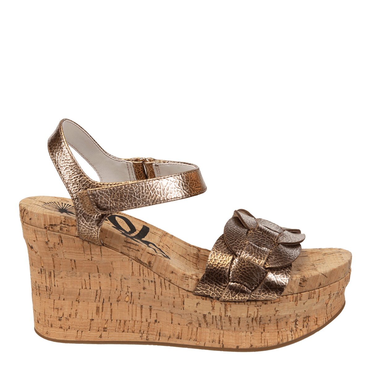 CHARLESTON in GOLD Wedge Sandals