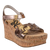 CHARLESTON in GOLD Wedge Sandals