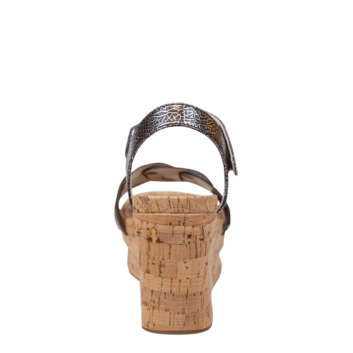 CHARLESTON in SILVER Wedge Sandals