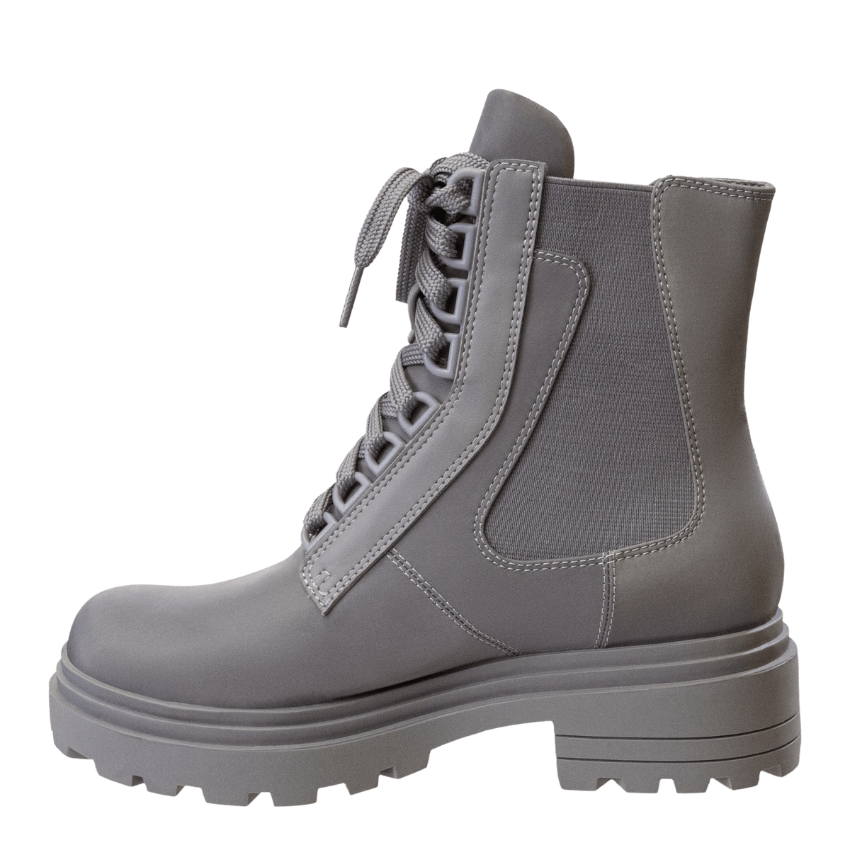 COMMANDER in GREY Combat Boots