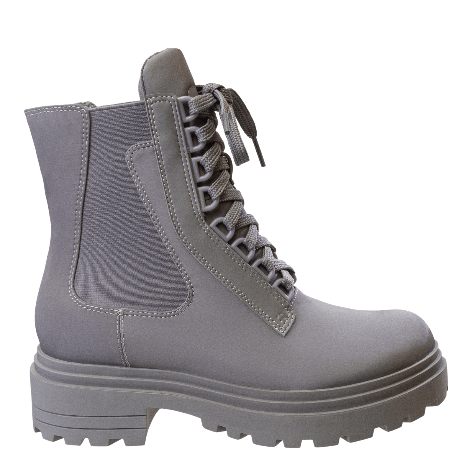 Womens gray combat deals boots