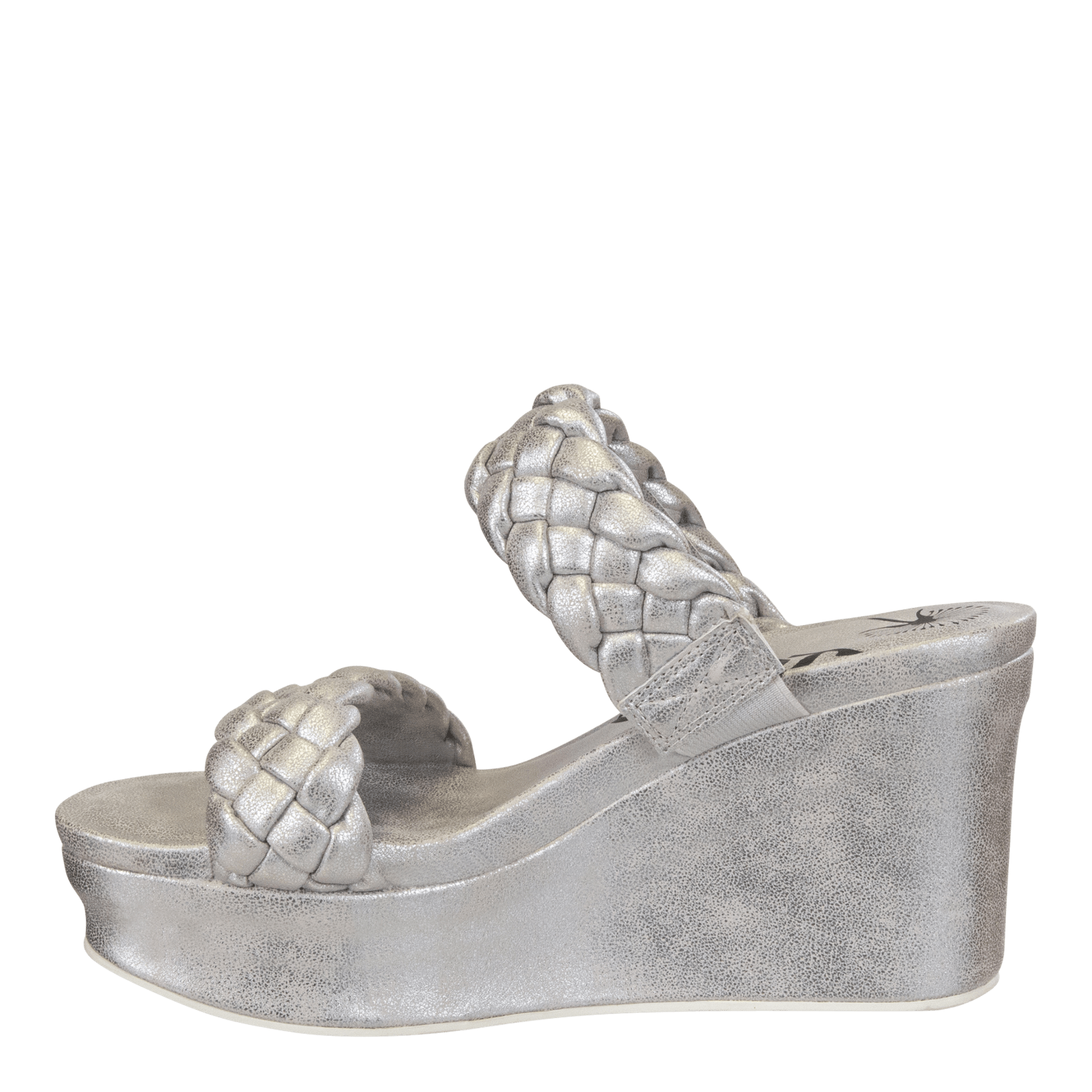 FLUENT in SILVER Wedge Sandals