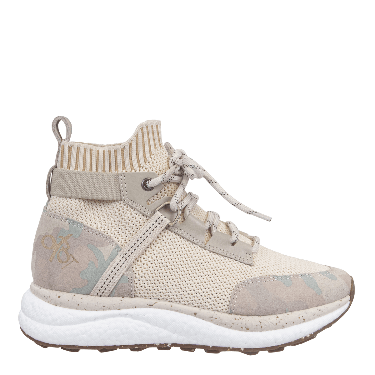 HYBRID in BONE CAMO High Top Sneakers