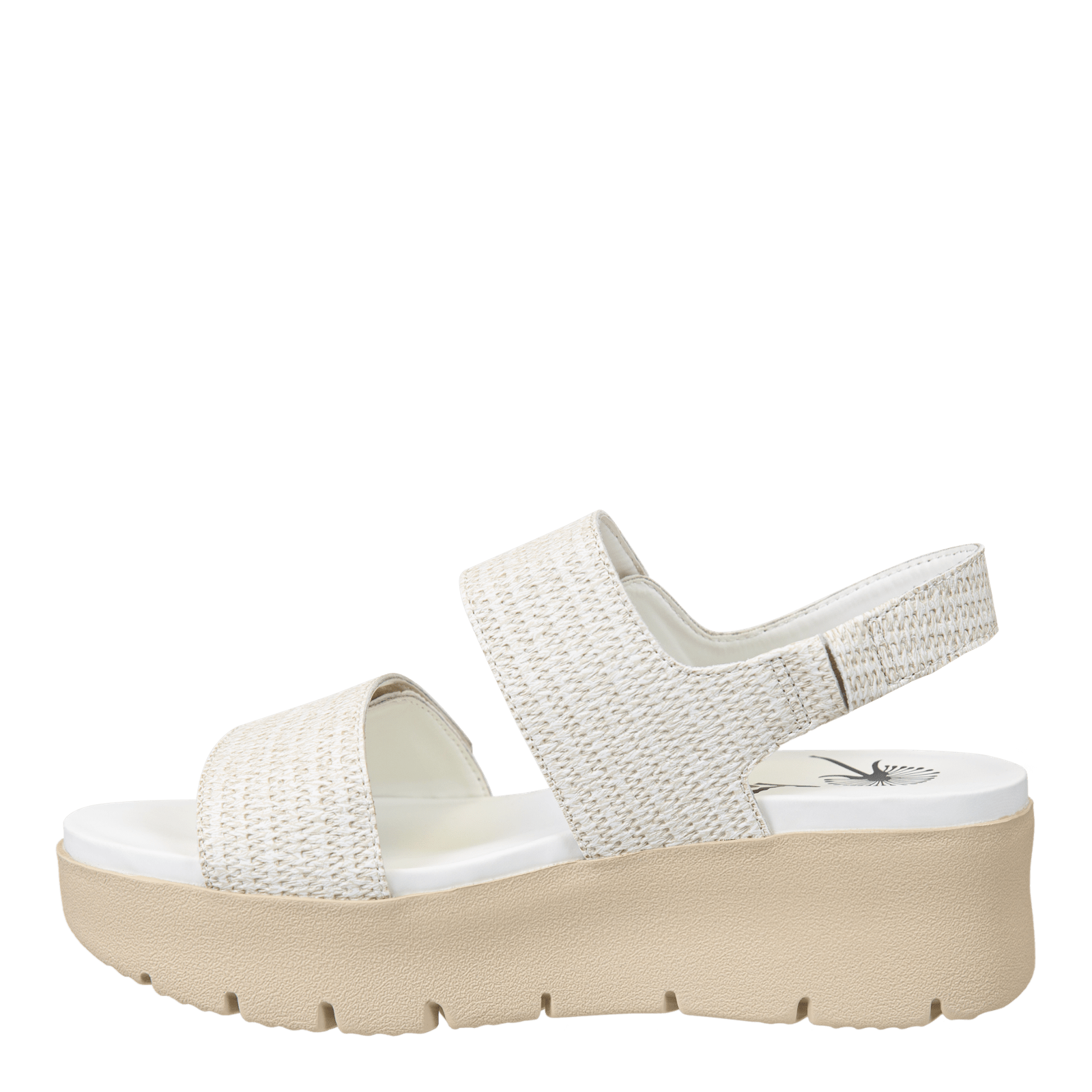 MONTANE in RAFFIA Platform Sandals