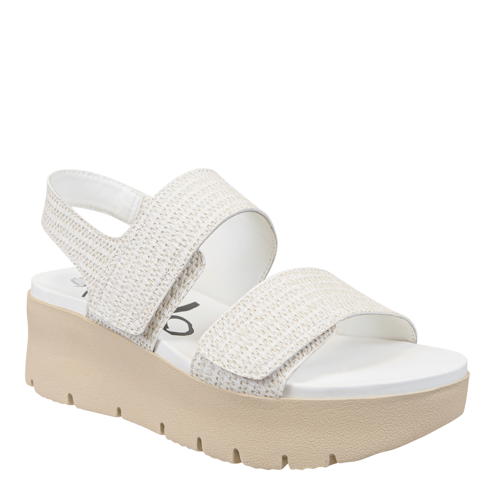 MONTANE in RAFFIA Platform Sandals