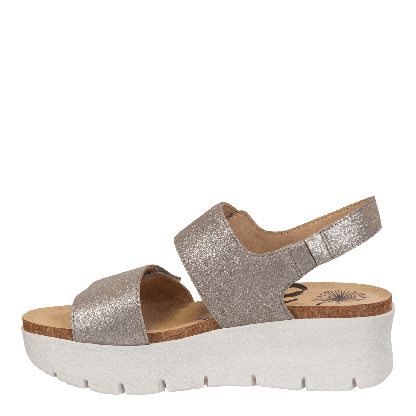 MONTANE in SILVER Platform Sandals