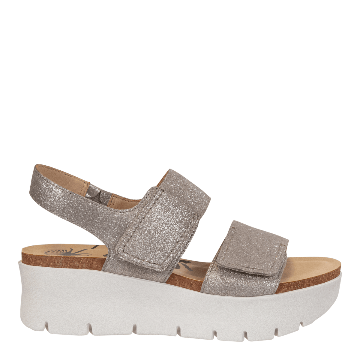 MONTANE in SILVER Platform Sandals