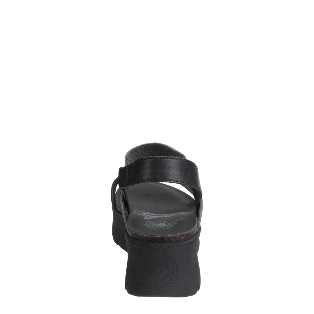 Nova in Black Wedge Sandals | Women's Shoes by OTBT - OTBT shoes