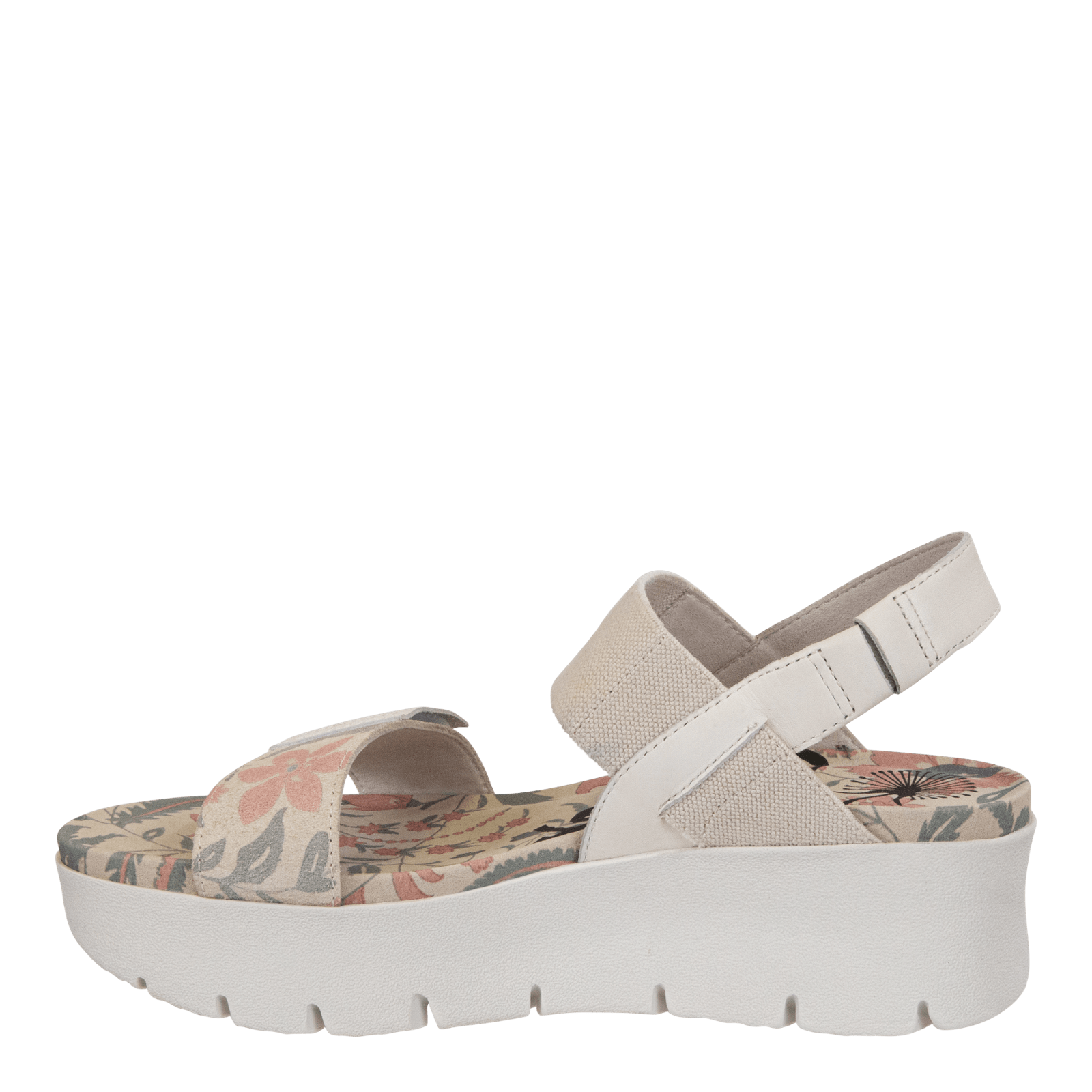 NOVA in KHAKI FLORAL Platform Sandals