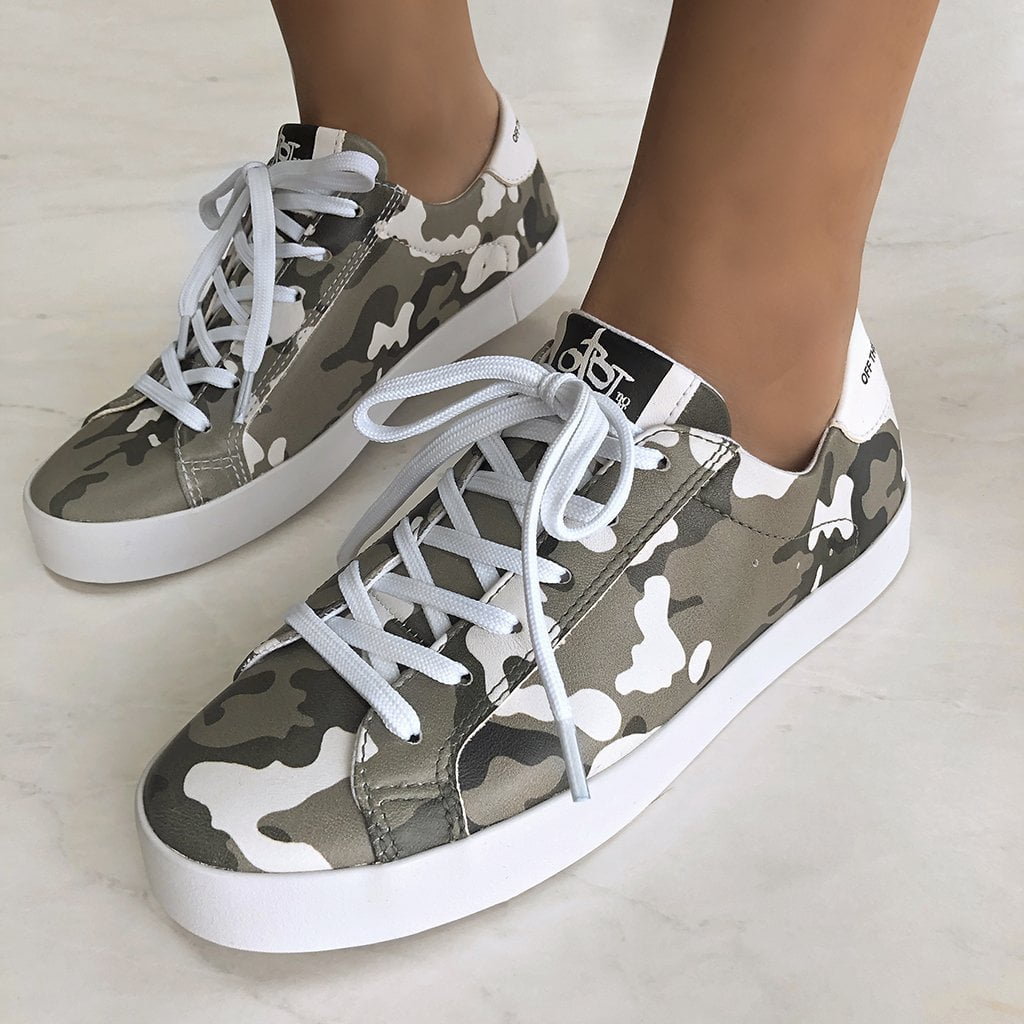 At søge tilflugt indbildskhed mover Court in Camo Sneakers | Women's Shoes by OTBT - OTBT shoes