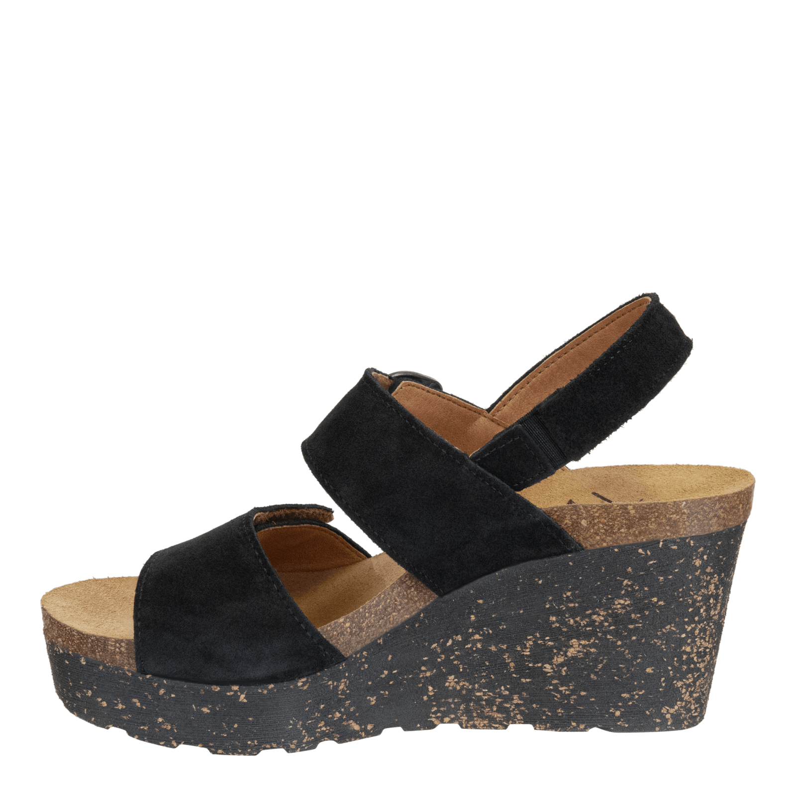 Black 2024 cork wedges