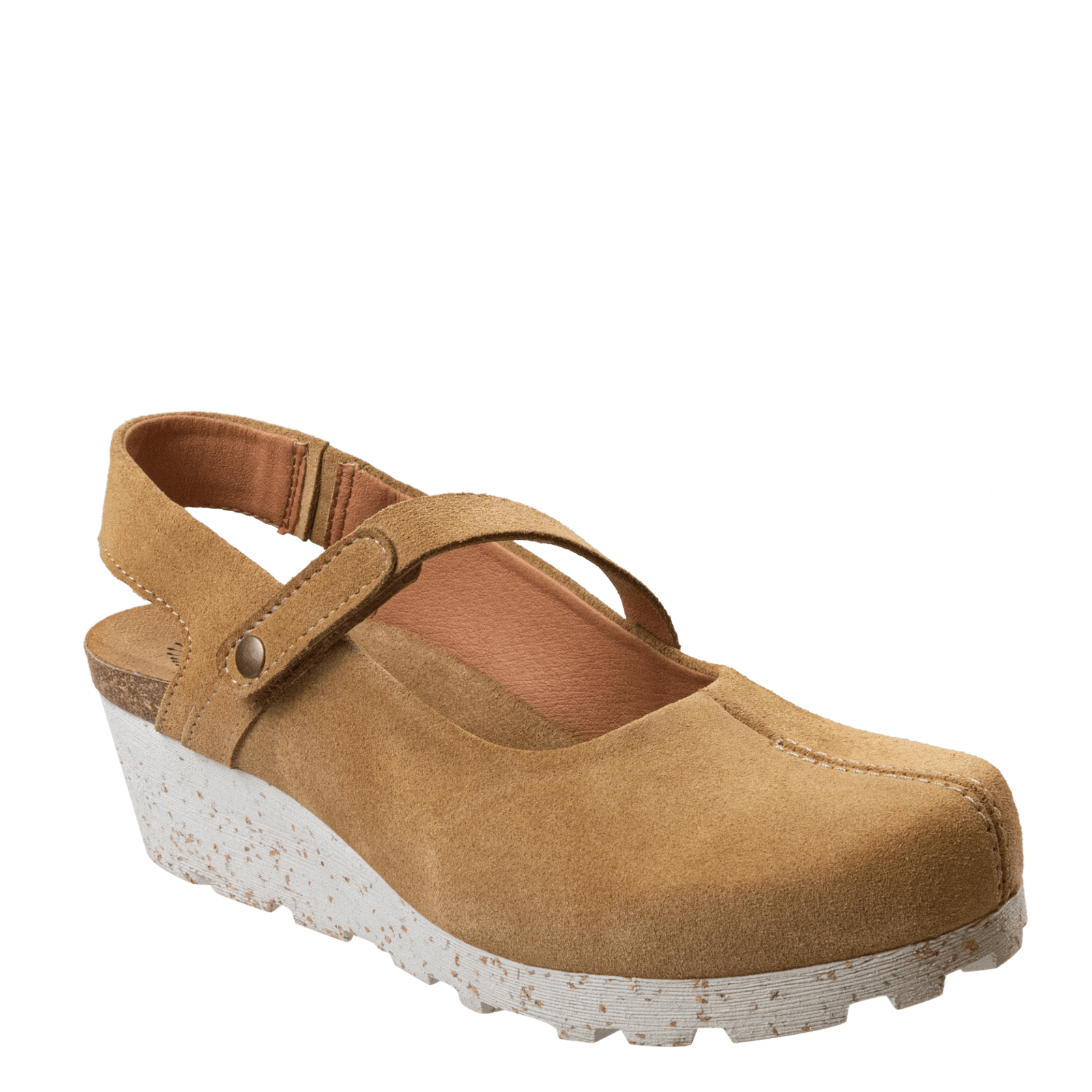 PROG in BEIGE Wedge Clogs