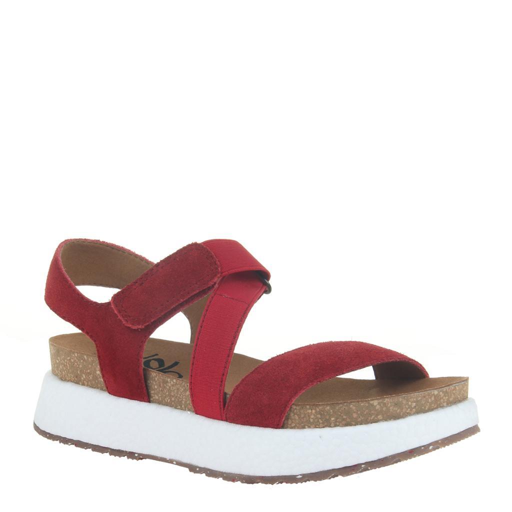 SIERRA in RED Platform Sandals