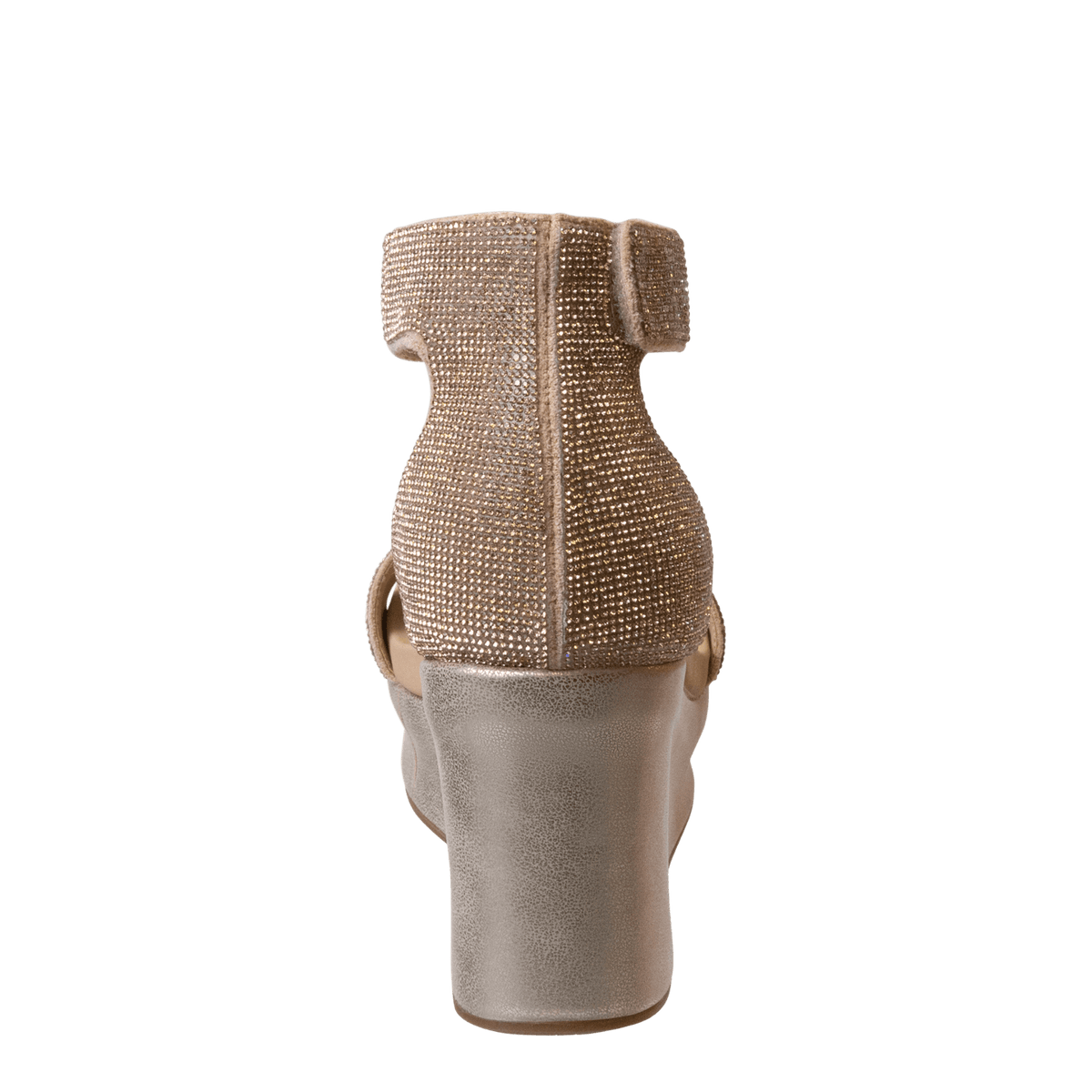 STATUS in ROSE GOLD Wedge Sandals