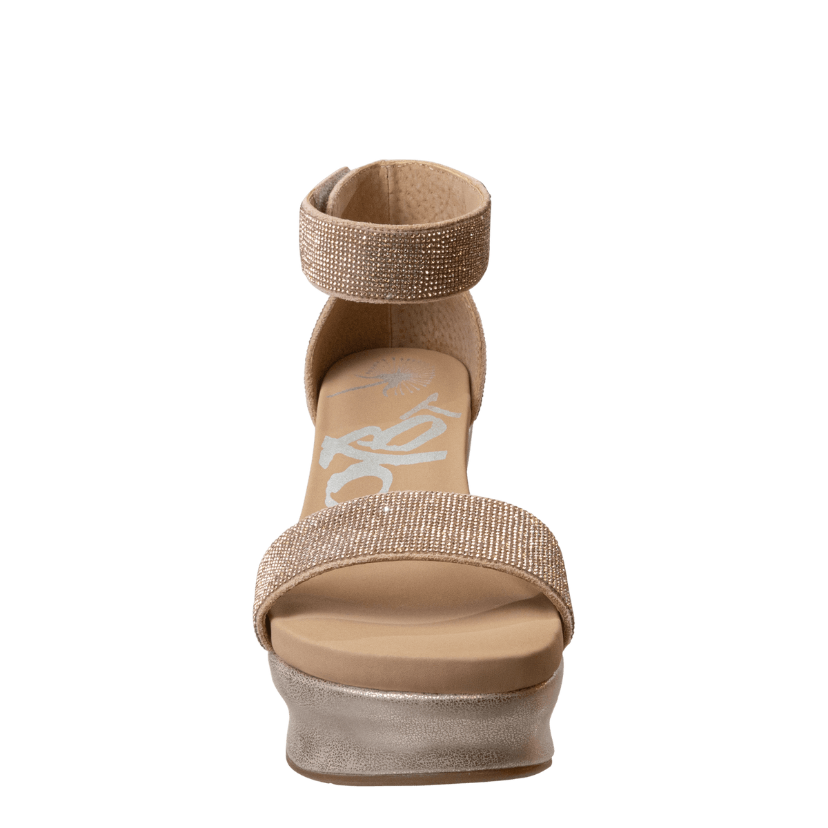 STATUS in ROSE GOLD Wedge Sandals