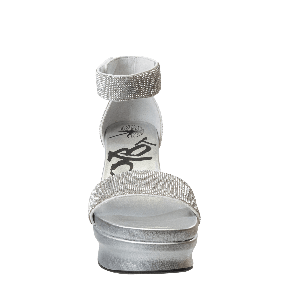 STATUS in SILVER Wedge Sandals