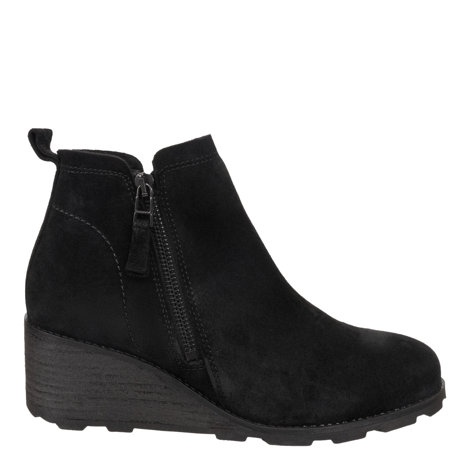 STORY in BLACK Wedge Ankle Boots OTBT shoes