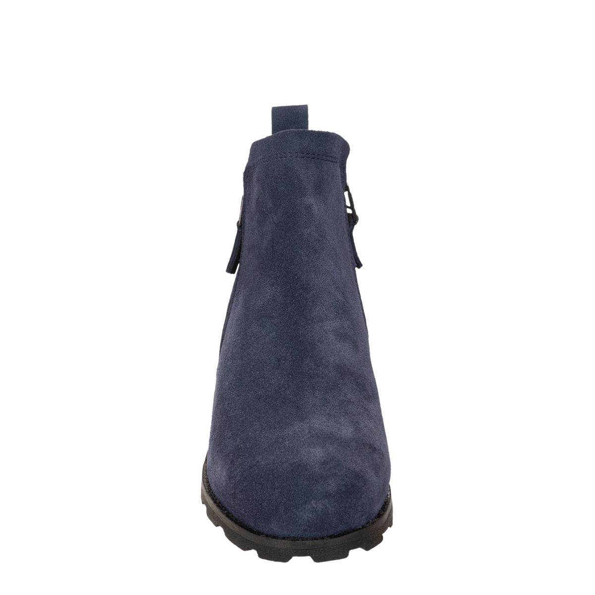 STORY in NAVY Wedge Ankle Boots