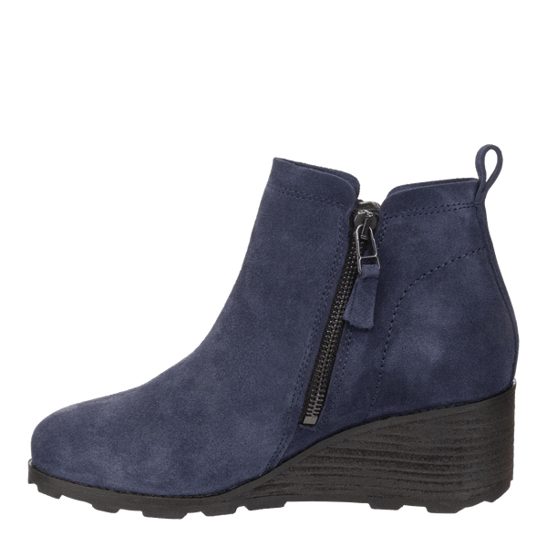 STORY in NAVY Wedge Ankle Boots OTBT shoes