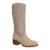 TALLOW in BEIGE Heeled Mid Shaft Boots