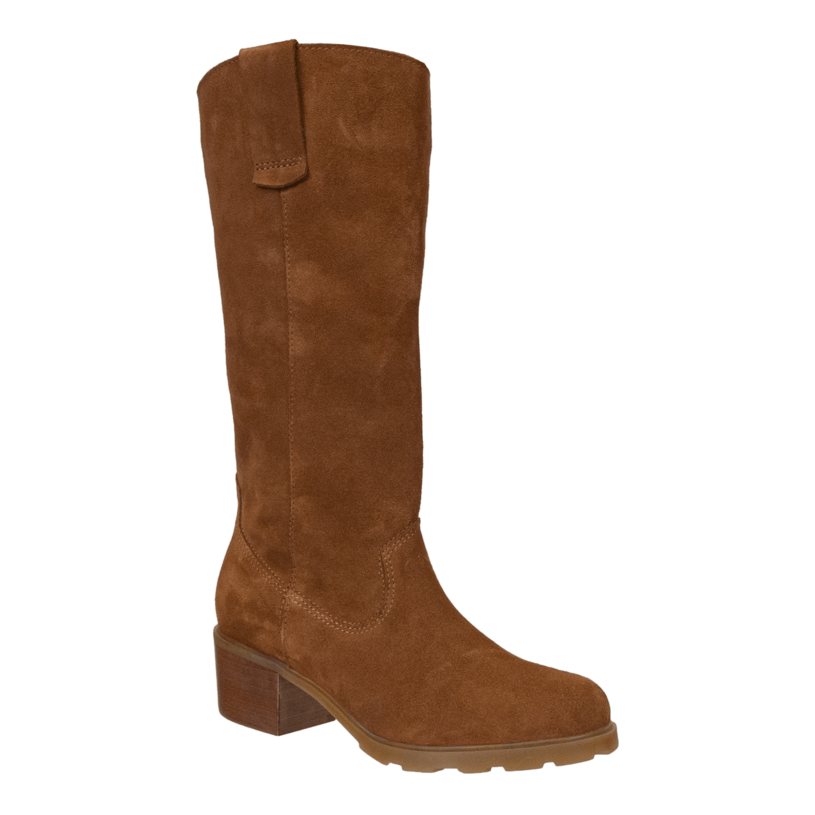 TALLOW in CAMEL Heeled Mid Shaft Boots