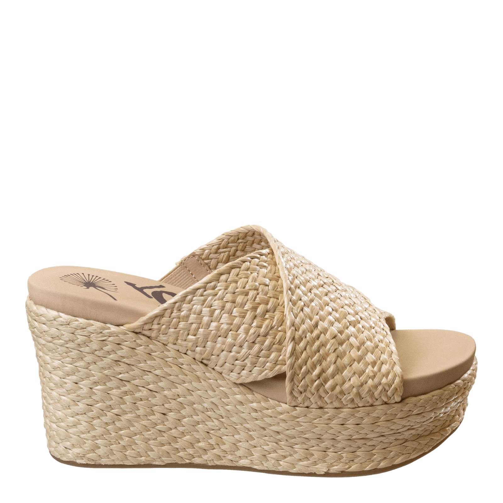 Natural color 2025 wedge sandals